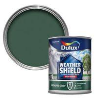 Dulux Weathershield Exterior Highland Green Gloss Wood & Metal Paint 750ml