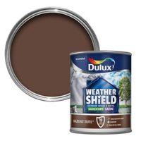 Dulux Weathershield Exterior Hazelnut Truffle Satin Wood & Metal Paint 750ml