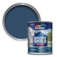 Dulux Weathershield Exterior Oxford Blue Gloss Wood & Metal Paint 750ml