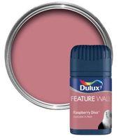 dulux raspberry diva matt emulsion paint 50ml tester pot