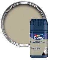 Dulux Overtly Olive Matt Emulsion Paint 50ml Tester Pot