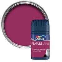 dulux sumptuous plum matt emulsion paint 50ml tester pot