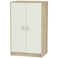 Dubai Kaschmir Matt and Bordeaux Oak Wardrobe - 2ft 6in Plain Midi