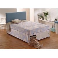 Dura Beds Light Brown Winchester Light Quilted Divan Bed