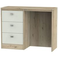 Dubai Kaschmir Matt and Bordeaux Oak Dressing Table - Vanity Knee Hole