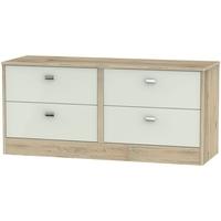 Dubai Kaschmir Matt and Bordeaux Oak Bed Box - 4 Drawer