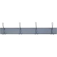 Dusty Blue Coat Racks with 4 Hooks (Set of 4)