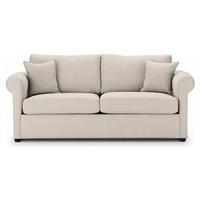 Durham Fabric 3 Seater Sofa, Cream