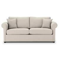 Durham Fabric 3 Seater Sofa Cream