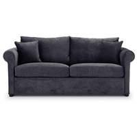 Durham Velvet 2 Seater Sofa Charcoal