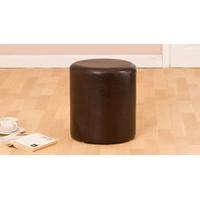 Dunston Footstool Brown