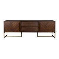 dutchbone class sideboard in retro herringbone design