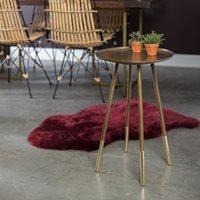 DUTCHBONE ELIOT SIDE TABLE with Dip-Dyed Brass Feet