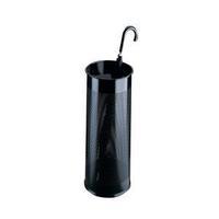 Durable (28.5 Litres) Metal Round Umbrella Stand (Black)