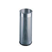 Durable (28.5 Litres) Metal Round Umbrella Stand (Silver)