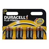 Duracell Plus Power Alkaline Batteries AA LR6 1.5V 8pk