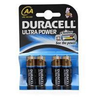 Duracell Ultra Power Alkaline Batteries AA LR6 1.5V 4pk