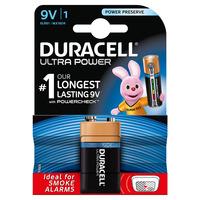 Duracell Ultra Power Battery 6LR61 9V Single
