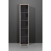 duo anthracite narrow 5 tier shelving unit