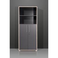 duo 2 door lockable anthracite filing cabinet