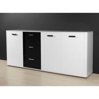 Dual High Gloss Sideboard With 3 Doors and 3 Drawers