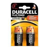 Duracell Plus Power Duralock C LR14 Block Alkaline Battery - 2 Pack