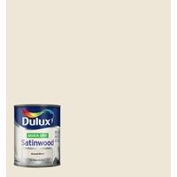 dulux quick dry satinwood paint 750 ml almond white