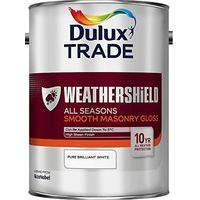 Dulux Trade Weathershield Gloss Brilliant White 5 Litres