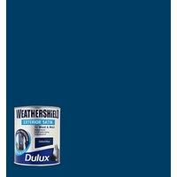 dulux weather shield quick dry satin paint 750 ml oxford blue