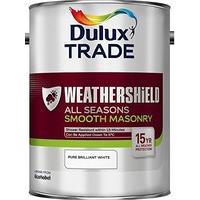 Dulux Trade Weathershield Pure Brilliant White 5 Litres