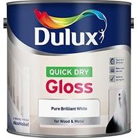 Dulux Quick Dry Gloss Paint, 2.5 L - Magnolia