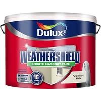 Dulux Weathershield Smooth White Masonry Paint 7.5L