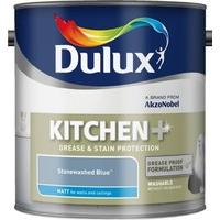 Dulux 500000 2.5 Litre Kitchen Plus Matt Paint - Stonewashed Blue