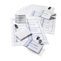 Durable Name Badge Set Visitor Assorted 20 Badges 60x90mm and 4 Insert Sheets Ref 8181-00