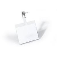 durable 800319 security name badge with clip 60x90mm 8003 pk25