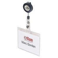 durable db80000 name badge with reel