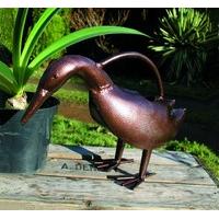 Duckling Bronze Ornamental Watering Can