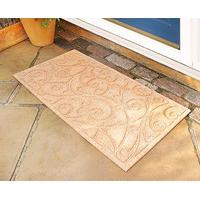 Durable Coir-Look Fibre Doormat, Polypropylene