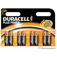 Duracell Plus AA Alkaline Battery - 8 Pack