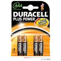 DURACELL AAA PLUS 4 PACK COPPER/BLACK