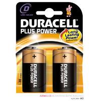 Duracell 81275443 Plus D Battery - 2 Pack