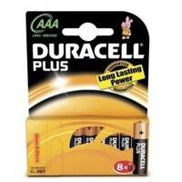 Duracell Plus AAA Alkaline Battery - 8 Pack