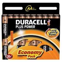 Duracell Mn1500b20 Plus Power AA 20 Pack