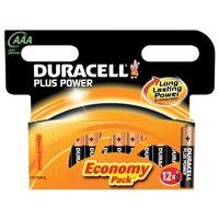 Duracell Mn2400 Plus Power Alkaline Aaa Size Batteries (12 Pack)