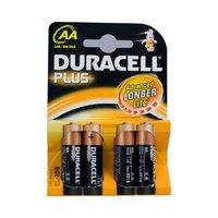 Duracell Plus Power AA Alkaline Batteries - 4 Pack