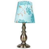 Duck Egg Floral Table Lamp