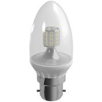 Duracell 3.5W Dimmable LED Clear Candle - Warm White BC/B22