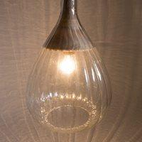 dutchbone drop pendant lamp in glass design