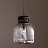 dutchbone gabe pendant lamp in glass design small