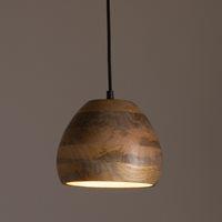 dutchbone woody pendant lamp in mango wood